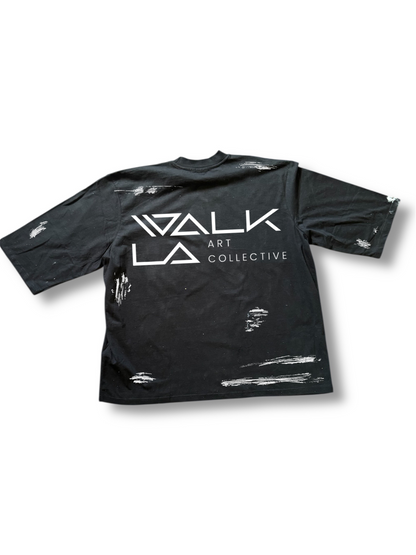 YOUNG DOLPH DESTROYED TEE - BLACK